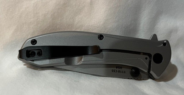 Moore Maker Powder Coated Assisted Open Clip Knife- #1110CSS