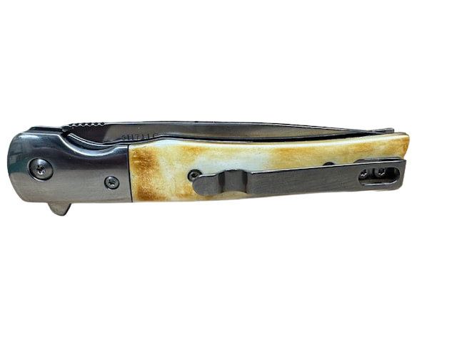 Moore Maker Torched Easy Open Liner Lock Clip Knife