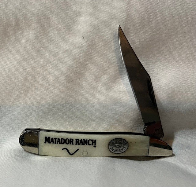 Moore Maker White Bone Peanut Knife- #5119B