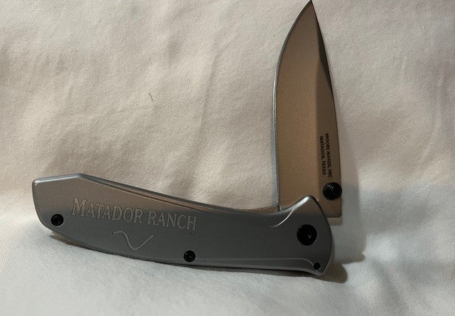 Moore Maker Powder Coated Assisted Open Clip Knife- #1110CSS