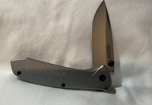 Moore Maker Powder Coated Assisted Open Clip Knife- #1110CSS