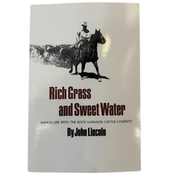 Rich Grass and Sweet Water Book