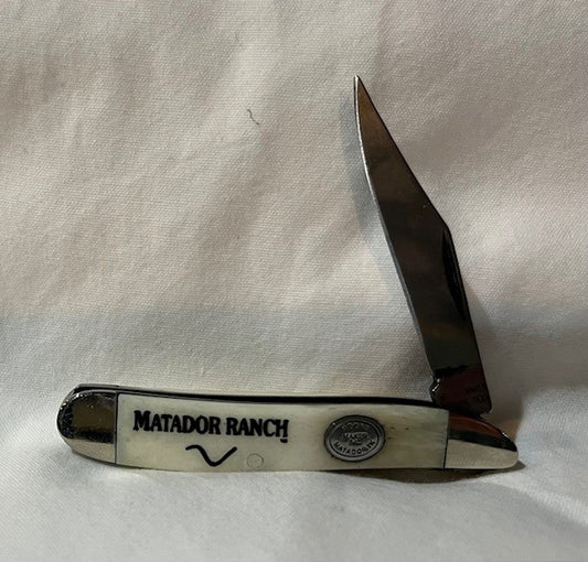 Moore Maker White Bone Peanut Knife- #5119B