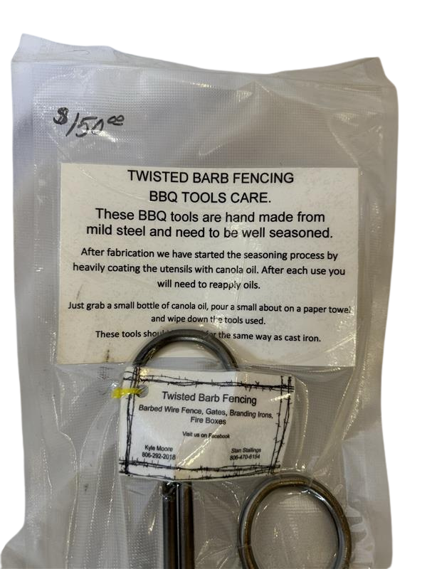 Twisted Bar Fencing BBQ Tool