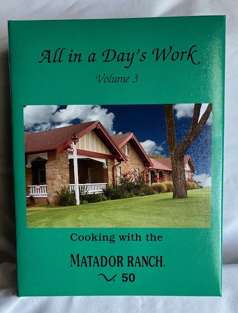 All in a Day's Work Cook Book Volume 3