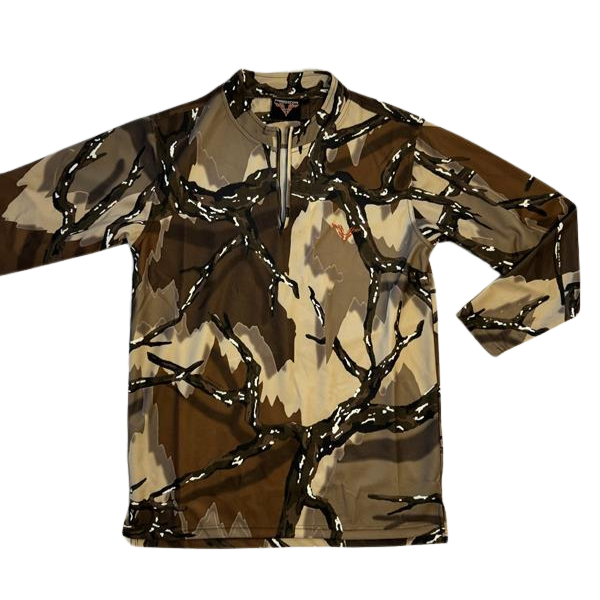 Predator Deception Camo Poly Light Quarter Zip