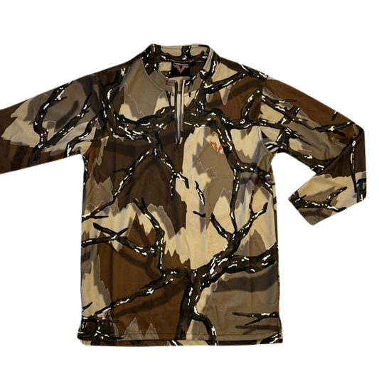 Predator Deception Camo Poly Light Quarter Zip